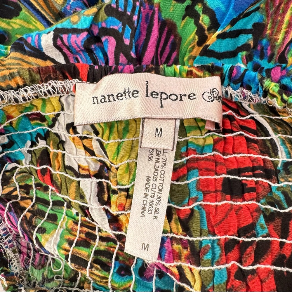Nanette Lepore Swimwear Papillon Butterfly Print Dress - Picture 8 of 11